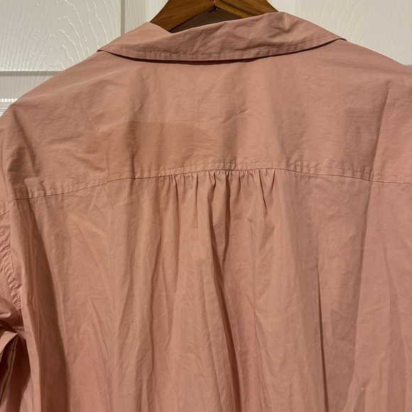 Free People Eva Long Sleeve Cotton Maxi Midi Pullover Shirt Dress Size Small - Picture 8 of 11